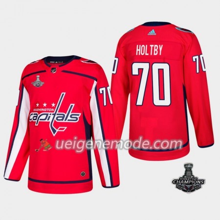 Herren Eishockey Washington Capitals Trikot Braden Holtby 70 2018 Stanley Cup Champions Adidas Rot Authentic